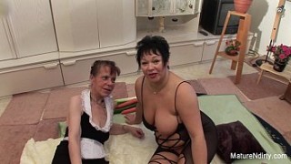 Tricky Old Teacher - Old teacher with her beautiful Milana