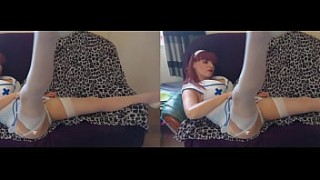 Free VR Version - boobs dance  Naughty Nurse Bettie Hayward vs Tracy&#039s Dog!