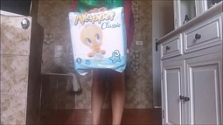Nasty Diaper Overflowing Enema Trailer