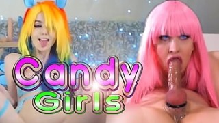 Candy Girls PMV - Cosplay Ahegao হট সেক্স হট সেক্স Deepthroat &amp Futanari