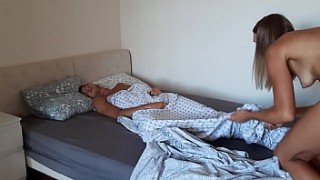 I wake up with dick in her xxxxx x mouth - Real Morning Sex