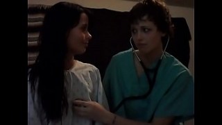 Retro Doctor and hot nurse fuck in front of the students