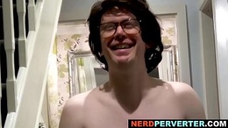 BBW UK goddesses suck off and bang nerd that tricked them
