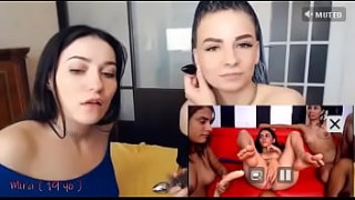 Amanda, Sheryl, Sophia and Vicky - live hymen porn lesbian part 1