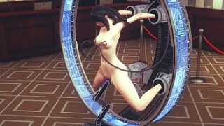 Hentai Uncensored 3D - Yumiko Hardsex with Futanaris and sex machine - Japanese Asian Manga sunny leone hot boops Anime Game Porn