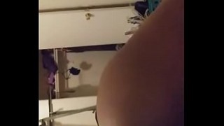 Homemade blonde wife filmed eating ebony pussy
