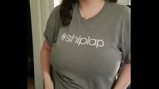 Big boob brunette plowed in homemade video