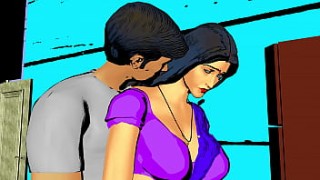 Mature Indian girl enjoys hot sex with her teen stepbrother