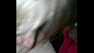 Pretty blonde rubbing and fingering her pussy