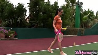 Twistys - (Sandra Shine) starring at beeg mia khalifa Tennis Anyone