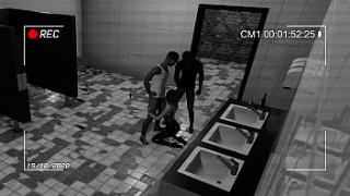 www.xxnn.com Subway  Bathroom Sexurity Cam - Record #3