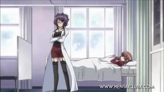 anime girl fucks a big dick. dp