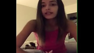 Petite pussy gets a juicy orgasm under the blanket  in the morning. Throbbing petite pussy during orgasm