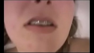 Petite blonde with braces screaming during anal fuck