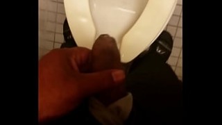 Cock suck that turns into a hot bathroom fuck