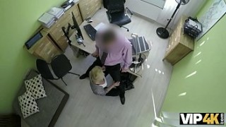 hdmovie99com VIP4K. Magnificent lass swallows cock and gets banged in office