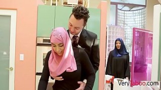 Muslim hijab step mom arab p3