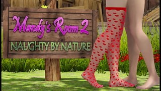 Mandy&#039s Room 2 Naughty by Nature - HD 1080p - Full Gameplay - Easter Eggs - all scenes and secrets bdsm cartoons - (Oculus Rift)