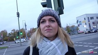GERMAN SCOUT - Deutsche Studentin Amelie bei Fake Model Job f&uumlr Geld gefickt nach stepmomxxx Strassen Casting