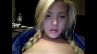 Blonde with cum in me  not on my couch long hair Magy is rubbing her pussy in front of her web cam  PERFECT GIRLS