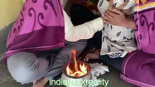 Big Tits Indian Teen Babe Sarika XXX Fucked In Sari with Hindi Audio