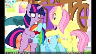 MLP - Clop - Three Curious Ponies by Mittsies &amp R!P   xxn sis Easter Eggs (HD)