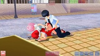 3D Custom Girl Evolution - Oni Chichi Akizuki sani leon ki sexy movie Airi Threesome