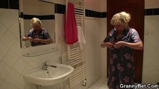 Blonde teen 69ing with an old guy