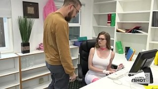 Gorgeous Office Whore Gets Destroyed By Random Guy Off xxxvoil the Internet
