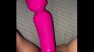 Dildoed, Fucked And Jizzed On European Babe
