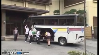 Bums Bus - Busty German blondie gets fucked in the bus