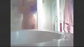 Chinese bjxxx student take a shower 8