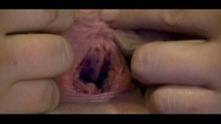 Bbw double fist gaping hairy pussy