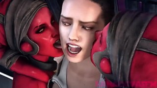 Rey has xxx sexy sexy a vision of how she turns Sith by KamadevaSFM