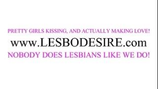 Tongue kissing  lesbian lesbian