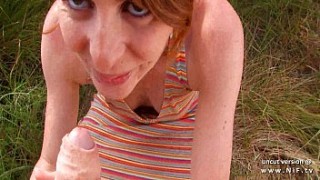 Amateur french redhead slut ass nailed porntop with cum to mouth outdoor