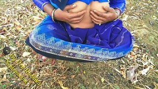 Indian village girl gives handjob