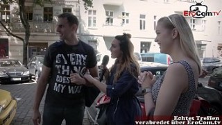 Reporterin sucht Mann und Frau auf der cuck tumblr Stra&szlige f&uumlr ein echtes Sextreffen