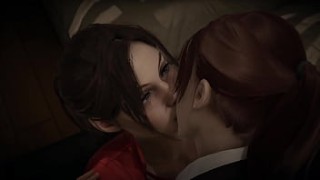Resident Evil Double Futa - beeg co Claire Redfield (Remake) and Claire (Revelations 2) Sex Crossover