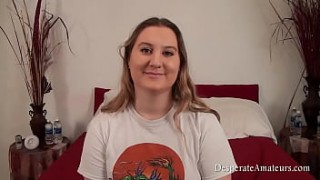 Stacey hot 18yo first time casting
