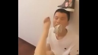 Chinese girl fuck her husband in hotel