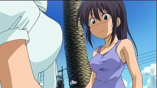 Japanese anime babe gets fantasy fishnet fuck