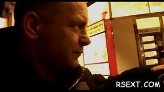 Policeman's teen daughter fucks biggest white cock!