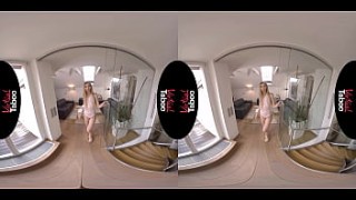 VIRTUAL TABOO - Busty MILF feeding her hungry pussy in VR