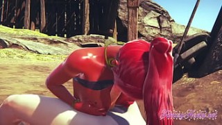 Zelda Hentai 3D cara download video porno - Gerudo Girl is fucked in the dessert - Anime manga Japanese game porn