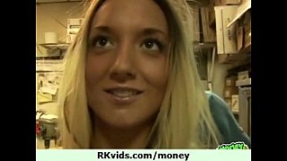 Hot College Girl Carmen Picked Up and Fucked for Cash in Casting