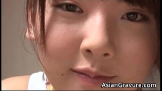 Cute japanese chick stripping xxxxy video and posing