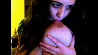Amazing big booty and huge boobs petite babe anal playing