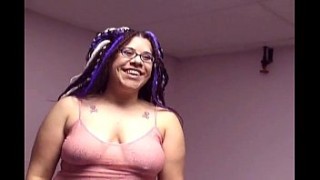Old chubby stepmom teaches her chubby younger woman masturbating