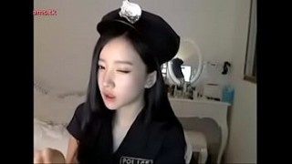 Naughty police woman sucking and fucking